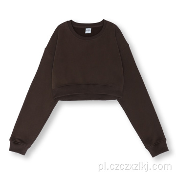 Nowy sweter z pępkiem retro na guziki